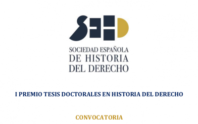 I premio Tesis Doctorales en Historia del Derecho