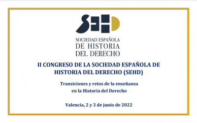 Ficha envío de propuestas.   II CONGRESO DE LA SOCIEDAD ESPAÑOLA DE HISTORIA DEL DERECHO (SEHD)