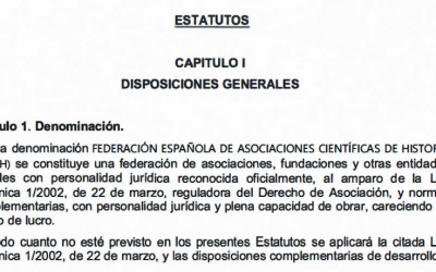 FEDERACIÓN ESPAÑOLA DE ASOCIACIONES CIENTÍFICAS DE HISTORIA (FEACH)