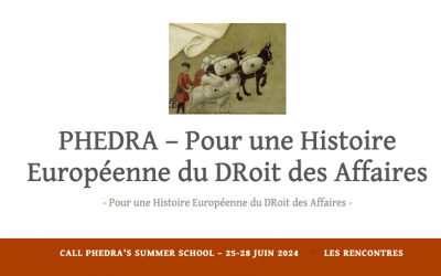 CALL PHEDRA’S SUMMER SCHOOL – 25-28 JUIN 2024