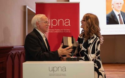 Gregorio Monreal, catedrático emérito de la UPNA, recibe el Premio Pete T. Cenarrusa por su contribución internacional a la cultura vasca