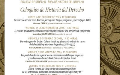 Coloquios de Historia del Derecho de la UAM 2025/2026