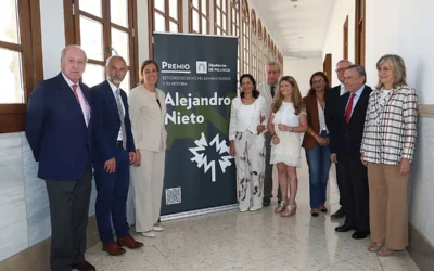 Gabriel Ángel García Benito, ganador del I Premio Alejandro Nieto de la Diputación de Palencia