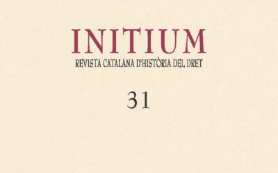 Nuevo número, 31 (2026) de la revista INITIUM